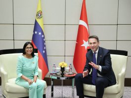 Mandataria encargada de Venezuela evalúa con las autoridades euroasiáticas la ampliación del mapa de cooperación económica en encuentro con Ministro de Energía turco