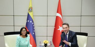 Mandataria encargada de Venezuela evalúa con las autoridades euroasiáticas la ampliación del mapa de cooperación económica en encuentro con Ministro de Energía turco