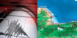 Funvisis registró sismÔ de magnitud 3.6 en Valencia seguido por dos réplic@s en la mañana de este jueves 11-jun
