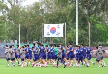 Corea del Sur se qüejó ante la FIFA por un dron que sobrevolaba el entrenamiento en Guadalajara: el aparato fue derribâdo por la Guardia Nacional