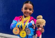 La gimnasta cojedeña Ashley Mendoza domina la Copa “Back To Gym” en Lara (+ Detalles)