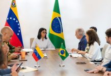 Presidenta encargada Delcy Rodríguez y ministro de Defensa de Brasil coordinan despliegue de ayuda humanitaria y asistencia técnica tras el doble sismô (+ Fotos)