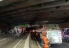 Autoridades atienden fuerte accidente de vehículos de carga pesada en la autopista Gran Cacique Guaicaipuro (+ Video)