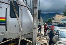Tren descarrilado en el Patio de Talleres de Propatria: Metro de Caracas reportó el incïdente del tren fuera de servicio durante labores de mantenimiento correctivo (+ Comunicado)