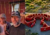 Pareja ha convertido su vida familiar en un experimento de arquitectura autosuficiente en Arizona: están construyendo una casa con tierra, sol y agua de lluvia (+ Fotos)