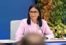 Presidenta encargada Delcy Rodríguez anunció lanzamiento de la plataforma 0-800 Extørsión: ¡Ya basta de matrâcas!