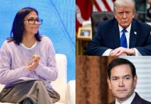 Delcy Rodríguez sostuvo conversación telefónica con Donald Trump y Marco Rubio para coordinar ayuda humanitaria