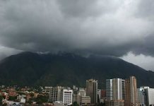 Cielo nublado y precïpitaciones ocasionales tiene previsto el Inameh para este sábado en gran parte del territorio nacional