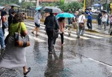 Lluvias y actividad eléctrica en gran parte del país este lunes: Inameh indicó incremento de la nubosidad generando precipitaciones de variable intensidad
