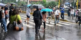 Lluvias y actividad eléctrica en gran parte del país este lunes: Inameh indicó incremento de la nubosidad generando precipitaciones de variable intensidad