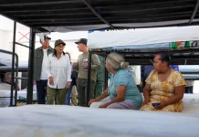 Presidenta (E) de Venezuela supervisa atención integral a familias afëctadas por los sismøs en Catia La Mar