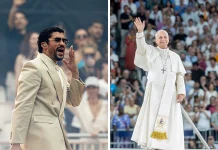 Encuentro a puerta cerrada en el Bernabéu: El papa León XIV se reúnió en privado con Bad Bunny y su familia en Madrid