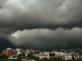 Inameh advierte sobre incremento de lluvias y nubosidad para la tarde y noche de este lunes en varias regiones del país