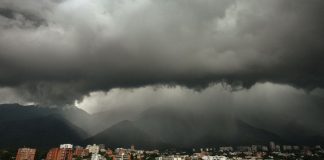 Inameh advierte sobre incremento de lluvias y nubosidad para la tarde y noche de este lunes en varias regiones del país