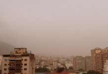 Polvo del Sahara y ondas tropicales se registran simultáneamente en el territorio nacional bajo la vigilancia del Sistema de Riesgö