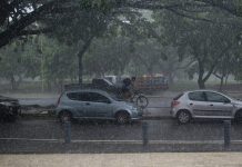 Inameh emite aviso meteorológico por füertes precipitaciones y descargas eléctricas en gran parte del territorio nacional