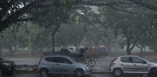 Inameh emite aviso meteorológico por füertes precipitaciones y descargas eléctricas en gran parte del territorio nacional