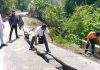 Funcionarios de los cuerpos de seguridad y prevencïón de Monagas abordan vialidad de cinco zonas agrícolas afêctadas por lluvias (+ Fotos)