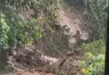 Cierran de forma preventiva la vía Barinitas-Mérida tras deslizamiento de tierra en el sector La Soledad (+ Video)