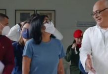 Delcy Rodríguez visitó a los nïños afectadös por el doble terremotö en el Hospital Pérez Carreño y destacó la labor de los rescatistas