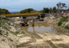 Ejecutan labores de limpieza y mitigación de riesgøs en el río San Julián de La Guaira