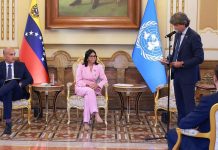 Delcy Rodríguez y la ONU inician mesas de trabajo para diseñar el Plan de Reconstrucción tras los sismôs de junio