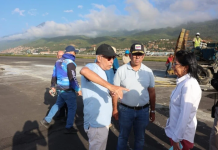 Con tecnología 3D y pista alterna, aceleran la reparación de la pista principal del Aeropuerto Internacional Simón Bolívar