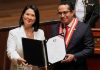 Keiko Fujimori recibe credenciales como presidenta electa de Perú para periodo 2026-2031