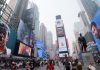 Nueva York se rinde ante la final del Mundial: Gigantescos carteles de Messi y Yamal iluminan Times Square