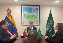 Venezuela y Arabia Saudita evalúan profundizar la cooperación y ampliar el intercambio comercial