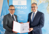Ernesto Villegas formaliza ante la UNESCO sus cartas credenciales como embajador de Venezuela