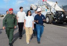Presidenta (E) : «Trabajamos sin descanso para restablecer la infraestructura y garantizar los servicios esenciales a nuestro pueblo»
