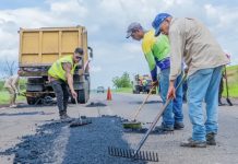 Plan de asfaltado optimiza la autopista Puerto Ordaz-Ciudad Bolívar a la altura del kilómetro 70 (+ Fotos)