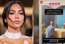 Solidaridad con Venezuela: Georgina Rodríguez se suma al apoyo a las víctimÄs de los sismÖs con una donación de camillas de emergenci@ (+ Video)