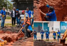 Supervisan reparación del Acueducto Suroeste para restablecer el servicio en Villa Bahía, Puerto Ordaz (+ Fotos)