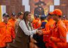 Rinden homenaje a los funcionarios de Protección Civil del estado Bolívar por su labor humanitaria tras los sismÖs en La Guaira (+ Fotos)