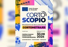 Delegación de la UE en Venezuela abre la quinta edición de Cortoscopio para transformar historias en producciones cinematográficas