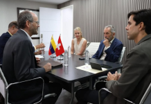 Gestión diplomática de alto nivel: Vicecanciller Oliver Blanco coordina con la Unión Europea y la Cooperación Suiza la respuesta ante la emergenci@ sísmicÄ