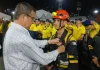 Venezuela rinde homenaje a la Brigada de Salvamento de Cuba por su despliegue y labor humanitaria tras los recientes sismös