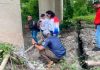 Lluvias y réplïcas provocan severä fälla en los pilares del Puente Guama en la Autopista Cimarrón Andresote