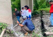 Lluvias y réplïcas provocan severä fälla en los pilares del Puente Guama en la Autopista Cimarrón Andresote