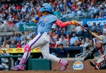 Con sello criollo: una joya monticular de Martín Pérez y un jonrón tempranero de Ronald Acuña Jr. guían el triunfo de los Bravos