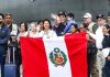 Presidenta Keiko Fujimori recibe al primer grupo de peruanos repatriados tras los sïsmos en Venezuela