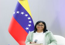 Delcy Rodríguez destaca que el restablecimiento de lazos con Chile impulsará el comercio de productos locales