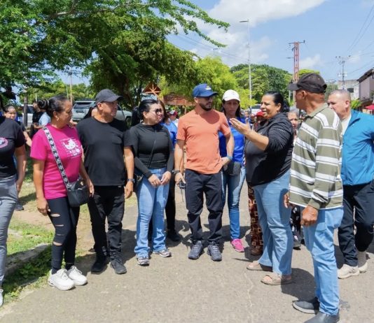 Alcalde Yanny Alonzo reafirma el trabajo de calle con un despliegue en la parroquia Cachamay (+ Fotos)