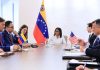 Delcy Rodríguez sostiene reunión estratégica con altos funcionarios de EE. UU. en materia económica y energética