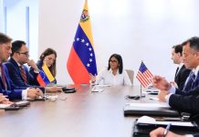 Delcy Rodríguez sostiene reunión estratégica con altos funcionarios de EE. UU. en materia económica y energética