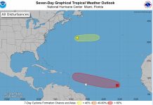 Centro Nacional de Huracanës bajo alertä por una onda tropical en el Atlántico que presenta un 70% de probabilidad de convertirse en cïclón