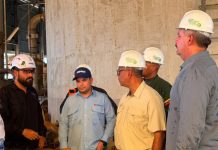 Inspeccionan complejo Termozulia para evaluar avance en la incorporación de 150 megavatios al sistema eléctrico