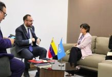 Cancillería inicia ciclo de reuniones con la ONU para afianzar la cooperación en la reconstrucción del país
